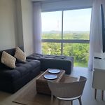 Apartamento con laguna de aguas cristalinas