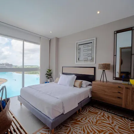 Apartamento Con Laguna De Aguas Cristalinas